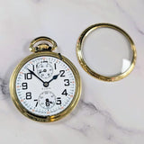 1934 Elgin B.W. Raymond Pocket Watch Railroad Grade 506 Lever Set 21 Jewels 16s Openface 10K G.F. Up Down Indicator