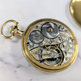 1910 Elgin B.W. Raymond Pocket Watch 18s Railroad Grade 240 Lever 19J Up Down Indicator
