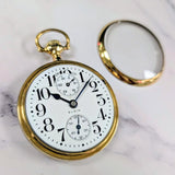 1910 Elgin B.W. Raymond Pocket Watch 18s Railroad Grade 240 Lever 19J Up Down Indicator