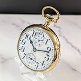 1910 Elgin B.W. Raymond Pocket Watch 18s Railroad Grade 240 Lever 19J Up Down Indicator