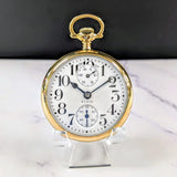 1910 Elgin B.W. Raymond Pocket Watch 18s Railroad Grade 240 Lever 19J Up Down Indicator