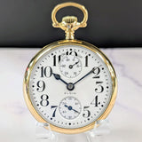 1910 Elgin B.W. Raymond Pocket Watch 18s Railroad Grade 240 Lever 19J Up Down Indicator