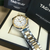 TAG Heuer Aquaracer Watch WAY1120.BB0930 Date Two-Tone S.S. - Brand-New B/Papers