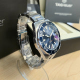 TAG Heuer Aquaracer Watch WAY111C.BA0928 Blue Dial ALL S.S. - Brand-New B/Papers