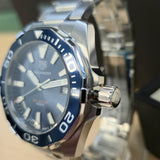 TAG Heuer Aquaracer Watch WAY111C.BA0928 Blue Dial ALL S.S. - Brand-New B/Papers