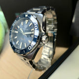 TAG Heuer Aquaracer Watch WAY111C.BA0928 Blue Dial ALL S.S. - Brand-New B/Papers