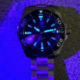 TAG Heuer Aquaracer Watch WAY111C.BA0928 Blue Dial ALL S.S. - Brand-New B/Papers