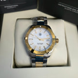 TAG Heuer Aquaracer Watch WAY1120.BB0930 Date Two-Tone - Brand-New B/Papers
