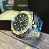TAG Heuer Aquaracer Watch WAY1110.BA0928 41mm Date ALL S.S. - Brand-New B/Papers
