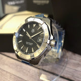 TAG Heuer Aquaracer Watch WAY1110.BA0928 41mm Date ALL S.S. - Brand-New B/Papers