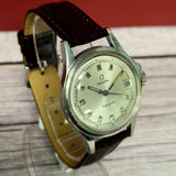 1968 Omega Geneve Watch 136.015 Cal. 613 Date 35mm S.S. Wristwatch