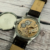 1968 Omega Geneve Watch 136.015 Cal. 613 Date 35mm S.S. Wristwatch