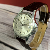 1968 Omega Geneve Watch 136.015 Cal. 613 Date 35mm S.S. Wristwatch