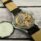 1968 Omega Geneve Watch 136.015 Cal. 613 Date 35mm S.S. Wristwatch