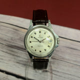 1968 Omega Geneve Watch 136.015 Cal. 613 Date 35mm S.S. Wristwatch