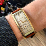 1938 Bulova Wilson Curvex Tank Watch Cal. 7AP 21 Jewels 52mm Lug to Lug U.S.A.