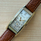 1938 Bulova Wilson Curvex Tank Watch Cal. 7AP 21 Jewels 52mm Lug to Lug U.S.A.