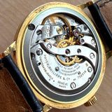 Circa 1960 Patek Philippe Calatrava 18K Gold Watch Ref. 3410 Cal. 27-AM400 35mm Amagnetic - Original Box, Strap & Buckle