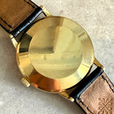 Circa 1960 Patek Philippe Calatrava 18K Gold Watch Ref. 3410 Cal. 27-AM400 35mm Amagnetic - Original Box, Strap & Buckle