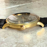 Circa 1960 Patek Philippe Calatrava 18K Gold Watch Ref. 3410 Cal. 27-AM400 35mm Amagnetic - Original Box, Strap & Buckle