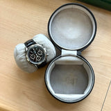 Tag Heuer Carrera Chronograph Watch CV2113-0 Date 39mm S.S. Black Dial - Original Strap IN BOX!