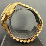 1987 Rolex Day-Date 18038 36 18K Gold Watch Tapestry Dial President Bracelet - IN BOX!