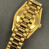 1987 Rolex Day-Date 18038 36 18K Gold Watch Tapestry Dial President Bracelet - IN BOX!