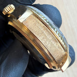 1987 Rolex Day-Date 18038 36 18K Gold Watch Tapestry Dial President Bracelet - IN BOX!