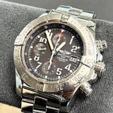 Breitling Avenger Skyland Automatic Chronograph Watch A13380 Date Chronometer 44mm ALL S.S.