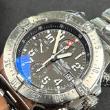 Breitling Avenger Skyland Automatic Chronograph Watch A13380 Date Chronometer 44mm ALL S.S.