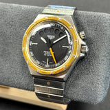 Vintage Heuer Regatta 134.505 Automatic Watch Yacht Timer 40mm S.S. Original Bracelet