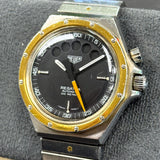 Vintage Heuer Regatta 134.505 Automatic Watch Yacht Timer 40mm S.S. Original Bracelet