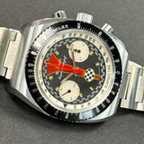 Vintage LeJour Super Meangraf Motorsport Chronograph Watch 39mm France ALL S.S.