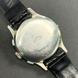 Vintage Angelus Chronodato Triple-Calendar Chronograph Watch 37mm S.S Wristwatch