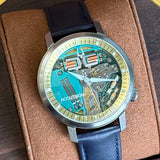 Accutron Spaceview 314 26A213 Tuning Fork Watch 39mm Titanium - ALL Original 2-Box & Papers