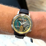 Accutron Spaceview 314 26A213 Tuning Fork Watch 39mm Titanium - ALL Original 2-Box & Papers
