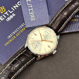 2019 Breitling Premier Automatic Day & Date Watch A45340 40mm 2-Box & Papers