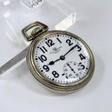 1960 Ball Official Railroad Standard Pocket Watch 16s Swiss Cal. 435C 21 Jewels ADJ. Openface 16s