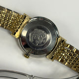 1968 Omega Seamaster De Ville Automatic Watch LL6066 34mm 14K Gold Bezel & S.S. Back