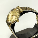 1968 Omega Seamaster De Ville Automatic Watch LL6066 34mm 14K Gold Bezel & S.S. Back