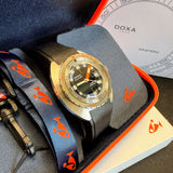 Doxa SUB 300 Sharkhunter Automatic Dive Watch Date 821.10.101.20 43mm Box & Papers