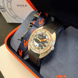 Doxa SUB 300 Sharkhunter Automatic Dive Watch Date 821.10.101.20 43mm Box & Papers