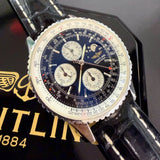 Breitling Navitimer Montbrillant Olympus Chronograph Watch A19340 Calendar Moonphase - IN BOX!