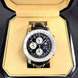 Breitling Navitimer Montbrillant Olympus Chronograph Watch A19340 Calendar Moonphase - IN BOX!