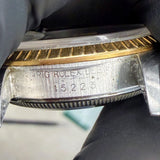 1999 Rolex Oyster Perpetual Date 34 Watch 15233 18K Gold Fluted Bezel ALL 2-Tone Jubilee Bracelet - IN A SERVICE BOX