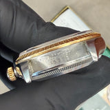 1999 Rolex Oyster Perpetual Date 34 Watch 15233 18K Gold Fluted Bezel ALL 2-Tone Jubilee Bracelet - IN A SERVICE BOX