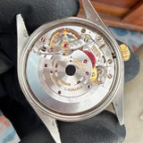 1999 Rolex Oyster Perpetual Date 34 Watch 15233 18K Gold Fluted Bezel ALL 2-Tone Jubilee Bracelet - IN A SERVICE BOX