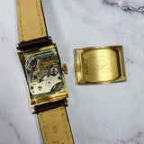 1948 Gruen Curvex Precision Watch Style 602 Cal. 370 17J 22x39mm Swiss 14K Gold