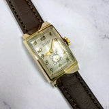 1948 Gruen Curvex Precision Watch Style 602 Cal. 370 17J 22x39mm Swiss 14K Gold