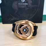 TSAR BOMBA Reactor-TB8213 Automatic Watch Golden Black 44mm - ALL Original 2-Box